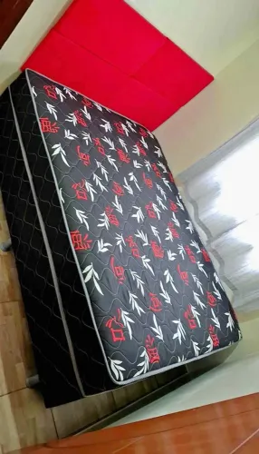 Cama Casal com Design Oriental 500 MOLAS 