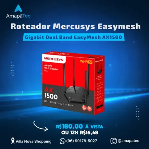 Roteador Wi-fi Ax1500 Mercusys