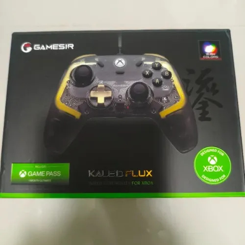 Controle Xbox Series, One e PC GameSir Kaleid Flux com fio RGB - Hall Effect