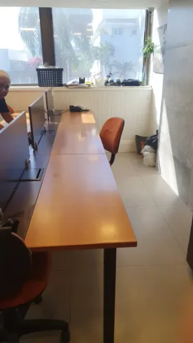 Estação Ilha de Trabalho 6 Lugares 3,60m largura, 1,20m profundidade e 0,74m de altura