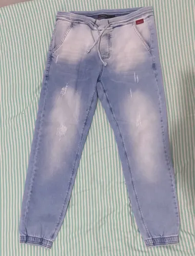 Calça Azul Claro - Teezz Jeans - Jogger