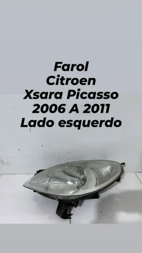Farol Citroen Xsara Picasso 2006 A 2011 - Lado Esquerdo