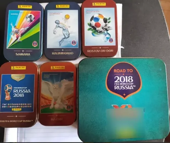Latas Da Copa Do Mundo 2018 (Usado)