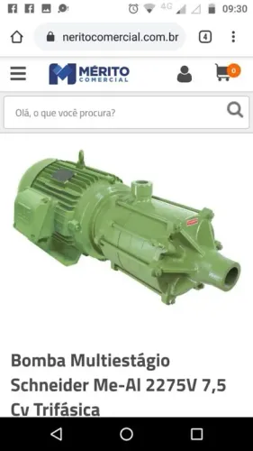 Bomba dagua Centrífuga