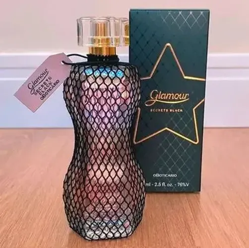 Perfume Feminino Glamour Secrets Black