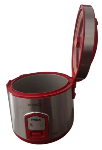 Panela de Arroz Philco PH10V 10 xícaras Visor Glass Inox