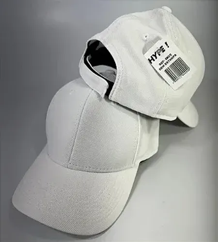 BONÉ SEM ESTAMPA GORGURINHO BRANCO - MALEÁVEL
