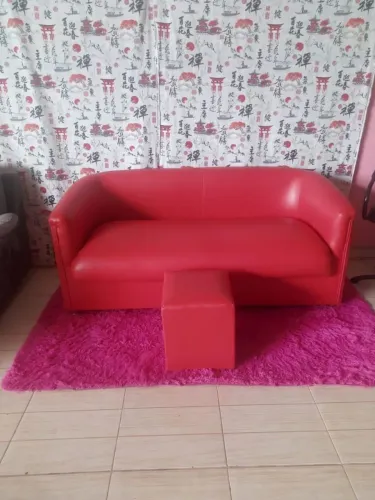 Poltronas 3 lugares vermelho