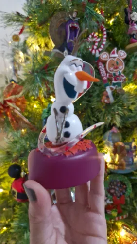 Olaf Boneco de Neve Frozen Musical Disney Hallmark 