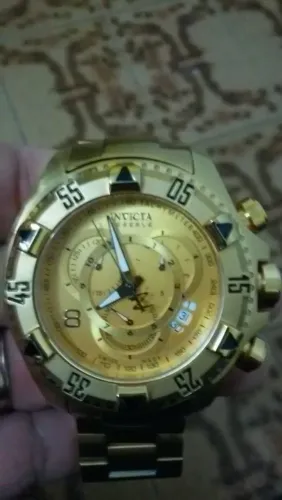 Relógio Invicta Reserve especial Ouro 