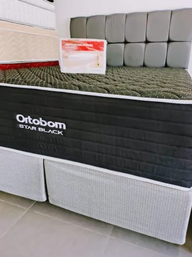 COLCHÃO STAR BLACK ORTOBOM DE 38 CENTÍMETROS