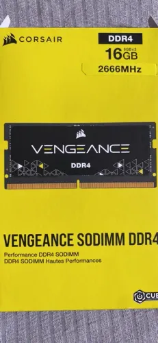 Memória RAM Corsair Vengeance SODIMM DDR4 16GB(2x 8GB) 2666MHz