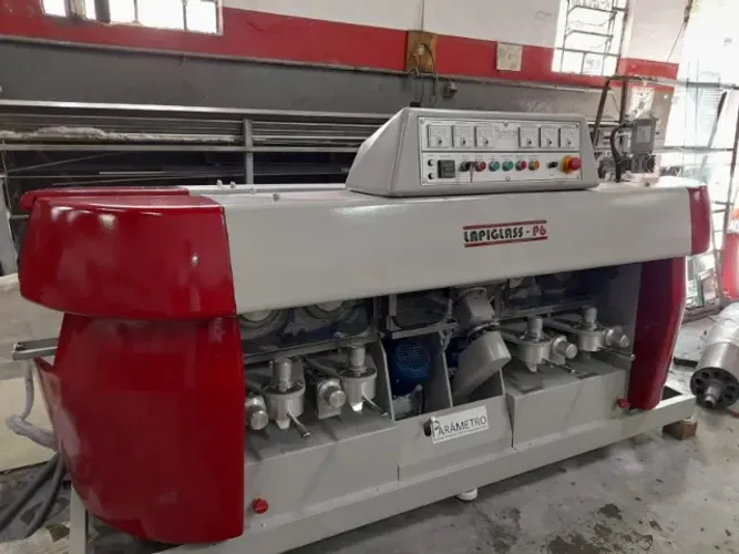 Lapidadora periférica com filetes copo