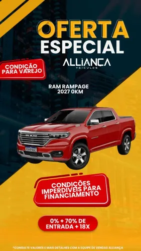 Ram Rampage Laramie 2.0 TB CD 4X4 Die. Aut. 2027