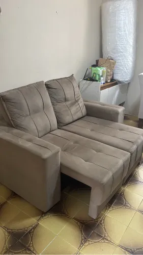 Sofá 2 lugares retrátil e reclinável