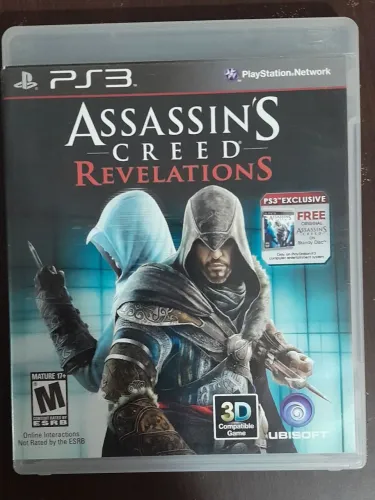 Dois em um Assassin's Creed Revelations mídia física e Assassin's Creed 1 mídia digitalPS