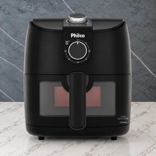 Fritadeira Air fryer Philco 4 Litros Visor Glass 1500w