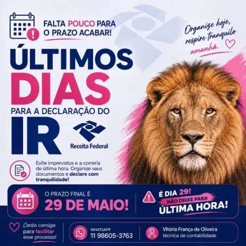 Declaração de imposto de renda 2026