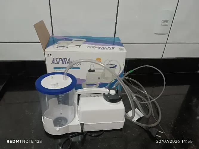 Aspirador Clínico Líquido e Secreções Aspiramax MA520-60. Praticamente novo