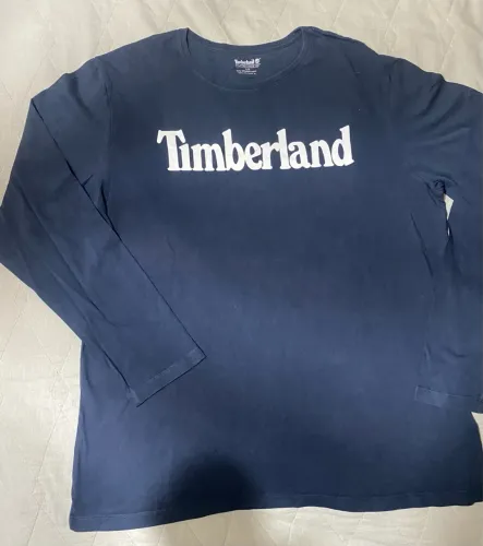Camiseta manga longa azul