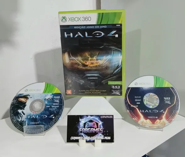 Jogo Xbox 360 original HALO 4 Edição Jogo do ano. Aqui na LOJA FABGAMES 