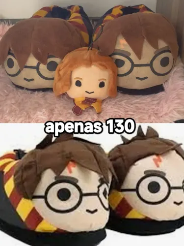 Pantufa Harry Potter e Hermione