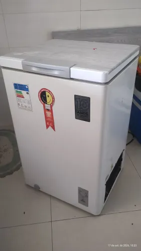 Freezer Horizontal Midea com defeito
