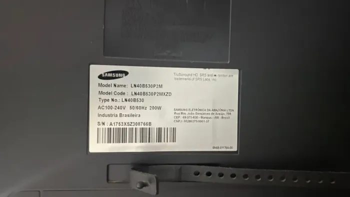 TV de tela plana 42 polegadas - Samsung