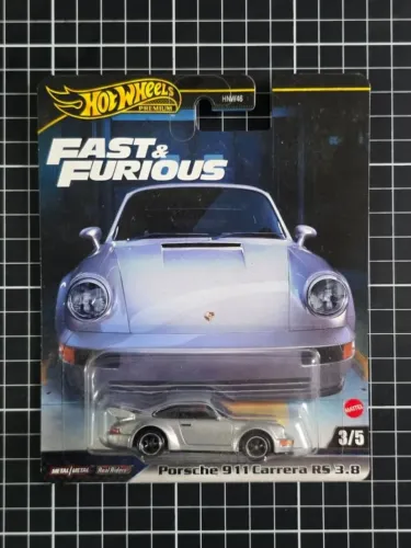 Porsche 911 Carrera RS 3.8 - Hot Wheels Premium Temático Velozes e Furiosos