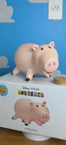 Toy Story Porco Hamm 2011 em porcelana.