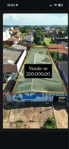 Terreno contendo 3 casas, bairro novo Cacoal