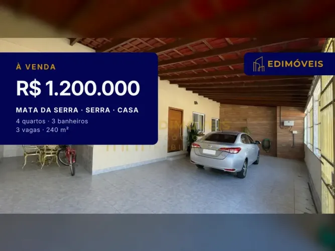 Casa espaçosa na Mata da Serra Ideal para sua família!