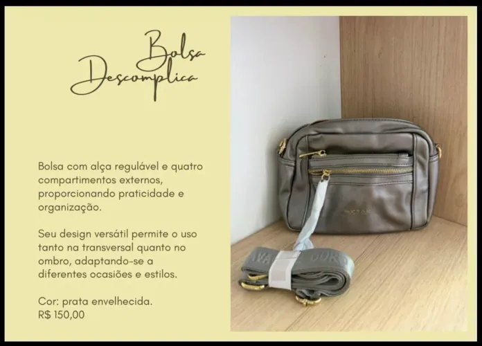 Bolsa Feminina Nova