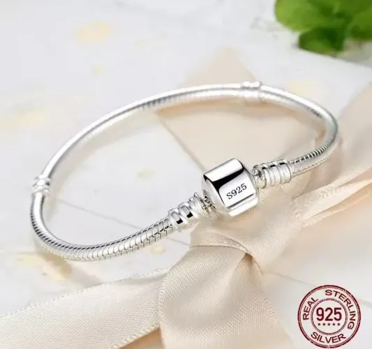 Pulseira Prata 925 estilo PANDORA