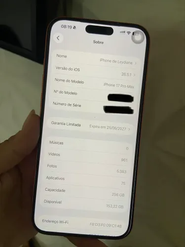iPhone 17 pro Max