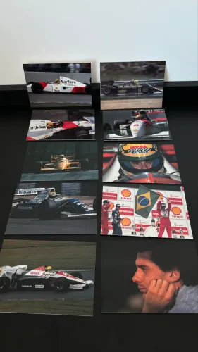 Ayrton Senna Post Cards Set of 10 1994 Hiroshi Kaneko