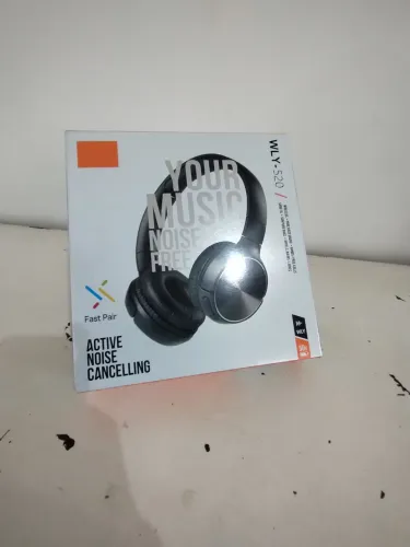 Fone de ouvido Bluetooth Wly 520 ©Rosa / carregador tipo C