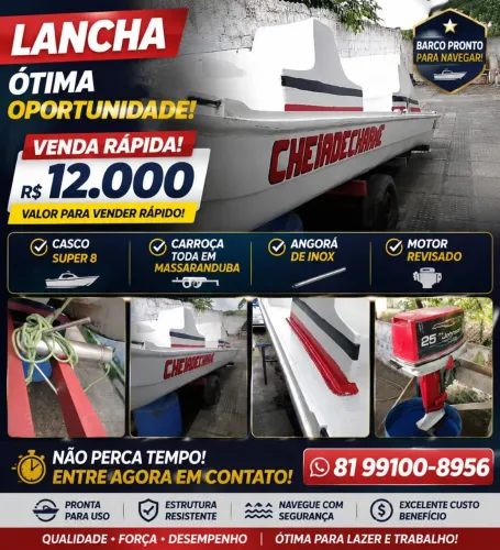 Lanja casco super 8