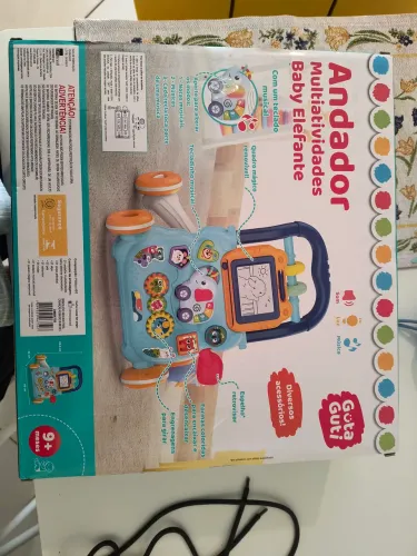 Andador multiatividades baby elefante