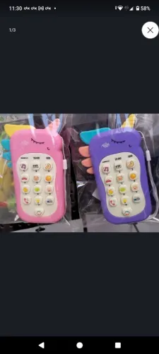 Celular que toca músicas e ascende luzes a pilha