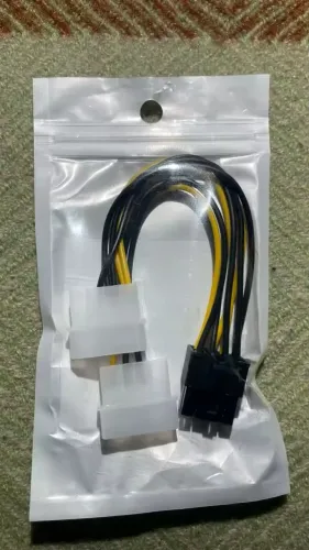 cabo adaptador pci 8 pinos molex placa de video