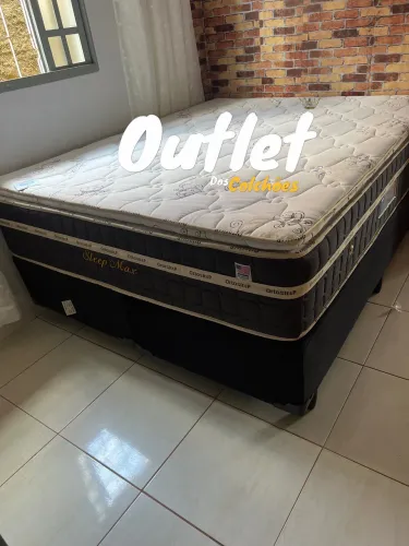 Cama box molas ensacadas king +pillow top