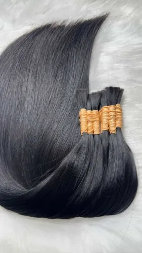 Cabelo Brasileiro Liso 55 CM - 100g