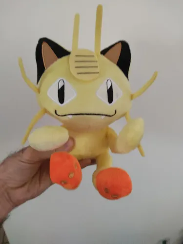 Pelúcia Meowth Pokémon 22cm