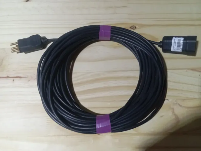 CABO EXTENSÃO ELÉTRICA 20M CABO PP FIO 2X1 