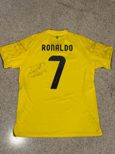 Camisa Al Nassr Autografada Cristiano Ronaldo