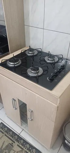 FOGÃO COOKTOP + ARMÁRIO
