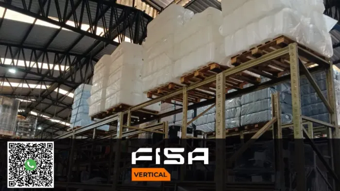 Estrutura Porta Pallets Metálica Industrial em Canas