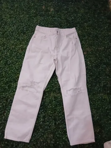 Calça Zara jeans reta (straight leg)