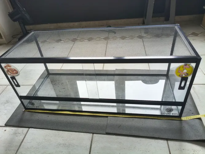 Terrário de Vidro - 100x40x40 - Ótimo estado